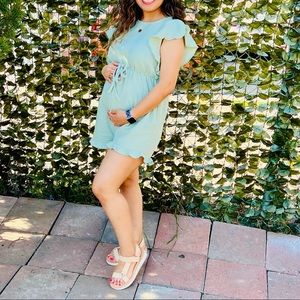 Shein maternity romper